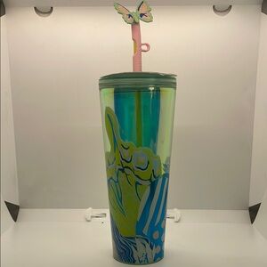 Starbucks 2024 tumbler 24 oz with Butterfly straw